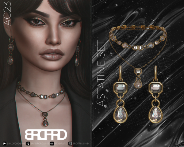 Alpha [AC23 DAY 10] ASTATINE SET GAME EDITION by simsfinds - The Sims 4 Custom Content