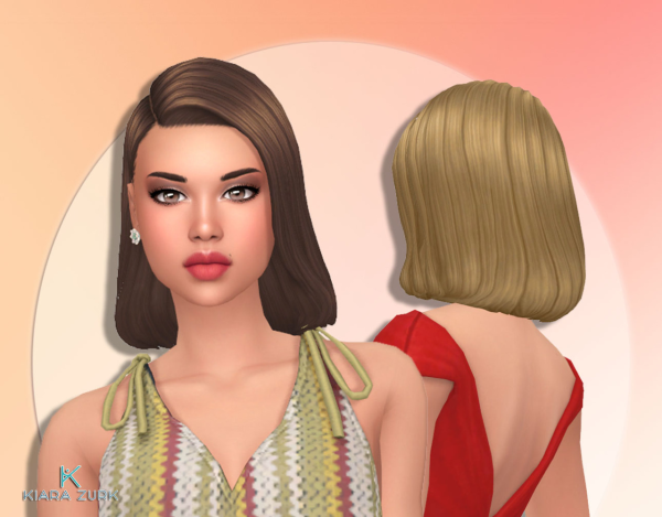 Maxis Match Nair Hairstyle by simsfinds - The Sims 4 Custom Content