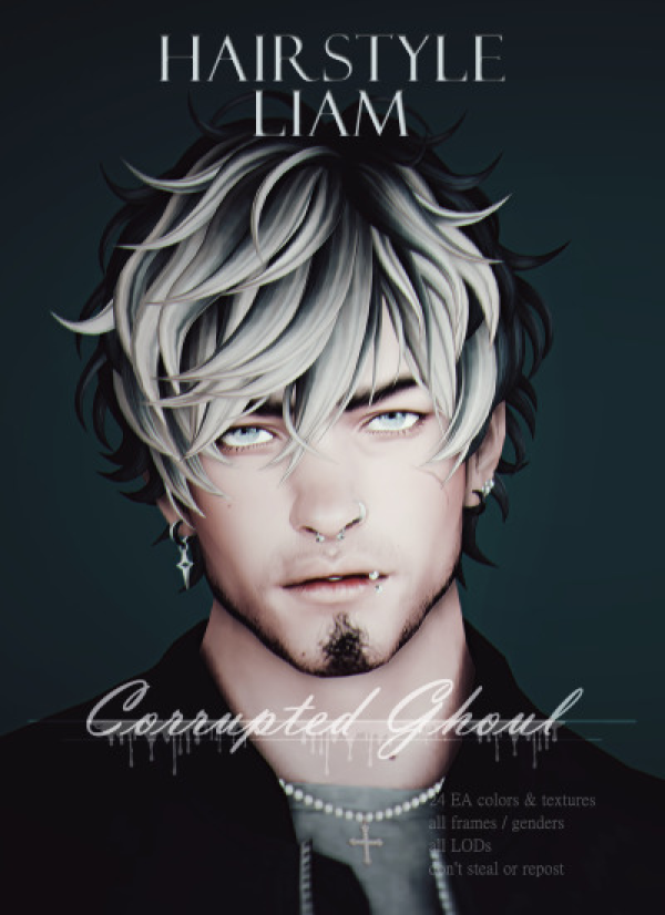 Maxis Match Hairstyle Liam by simsfinds - The Sims 4 Custom Content