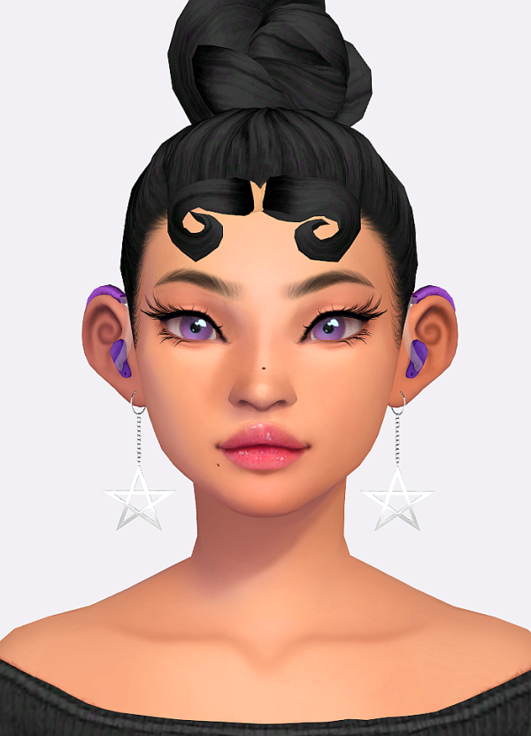 Maxis Match Earring Friendly Hearing Aids by simsfinds - The Sims 4 Custom Content