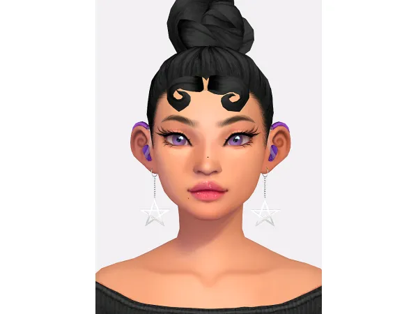 Maxis Match Earring Friendly Hearing Aids by saruin - The Sims 4 Custom Content