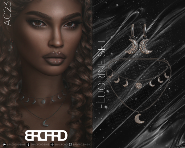 Alpha [AC23 DAY 12] FLUORINE SET GAME EDITION by simsfinds - The Sims 4 Custom Content