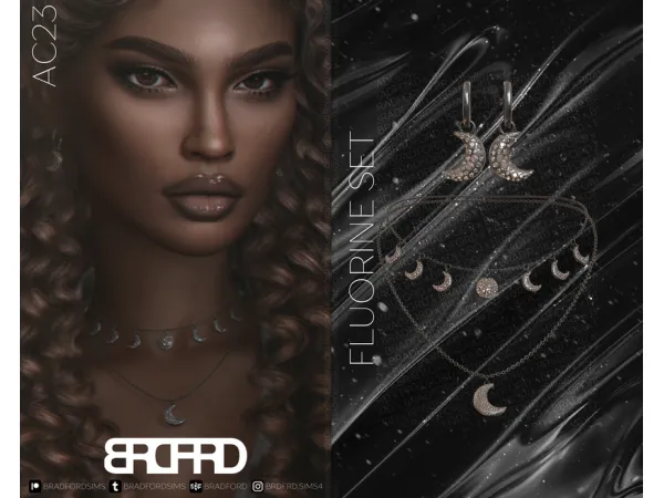 Alpha [AC23 DAY 12] FLUORINE SET GAME EDITION by bradfordsims - The Sims 4 Custom Content