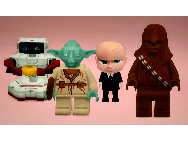 Mix Legos star warsThe Boss Baby Robot Jennisims by simsfinds - The Sims 4 Custom Content