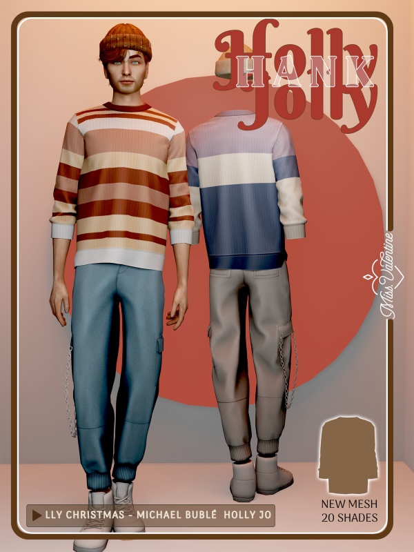 Alpha Hank Top by simsfinds - The Sims 4 Custom Content