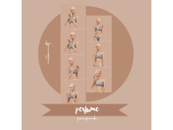 Mix Perfume Posepack - The Sims 4 Custom Content