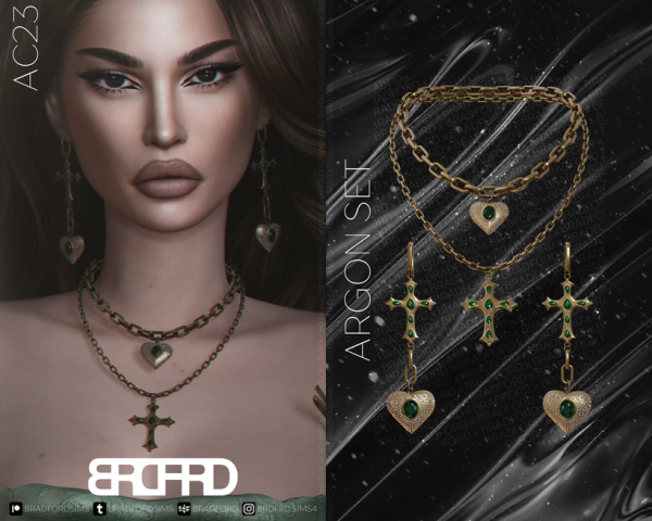 Alpha [AC23 DAY 15] ARGON SET GAME EDITION by simsfinds - The Sims 4 Custom Content