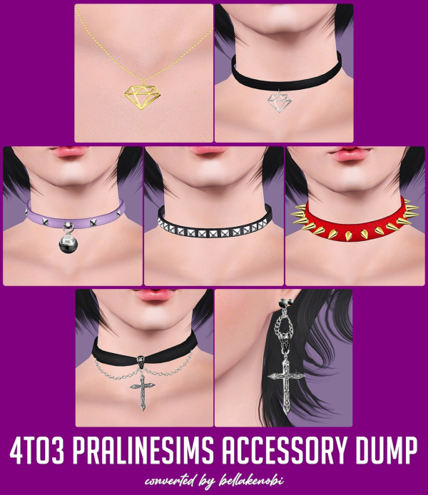 4to3 PralineSims Accessory Dump by simsfinds - The Sims 3 Custom Content