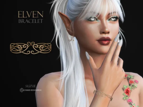 Alpha Elven Bracelet - The Sims 4 Custom Content