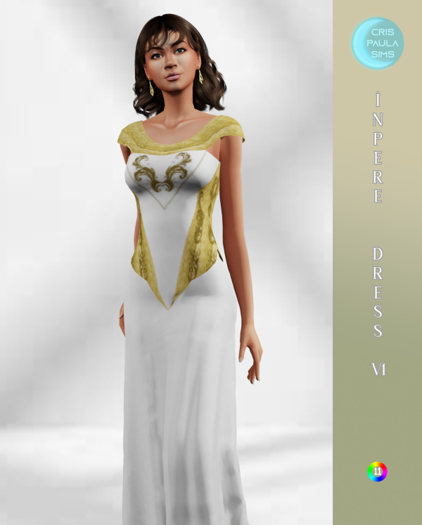 Alpha IMPERE DRESS V1 by simsfinds - The Sims 4 Custom Content