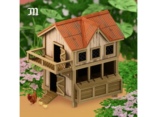 Maxis Match Sulani Coop (Cottage Living EP) by myshunosun - The Sims 4 Custom Content
