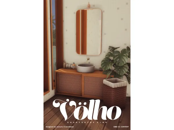 [N O S T Y L E X W O O D L A N D] Völho CounterTableSink