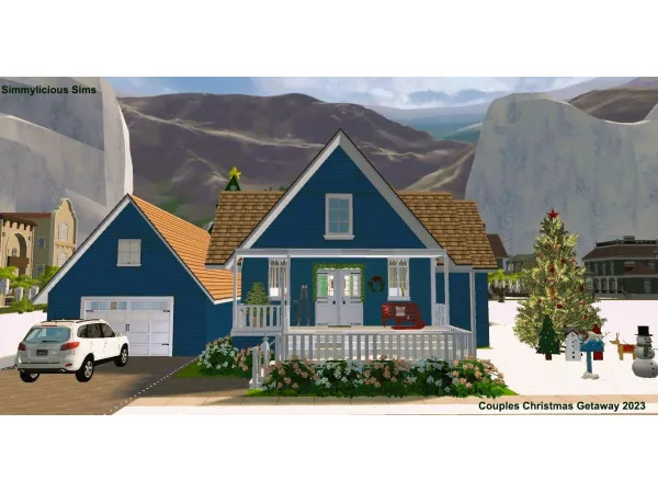 Couples Christmas Getaway 2023 - The Sims 2 Custom Content