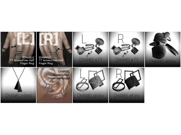 Chanelwwww accessories Incomplete - The Sims 2 Custom Content