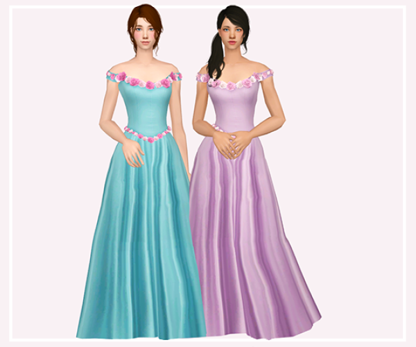 Sifix Jolina dress edit by simsfinds - The Sims 2 Custom Content