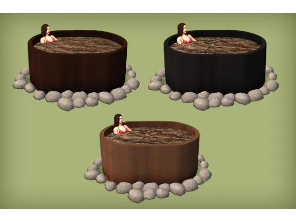 Asian Mud Tub for - The Sims 2 Custom Content