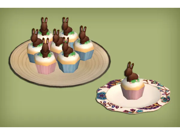 Tiana Bunny Cupcakes Food for - The Sims 2 Custom Content