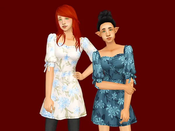 Skittlessims 4t2 GP10 Dress Empire - The Sims 2 Custom Content