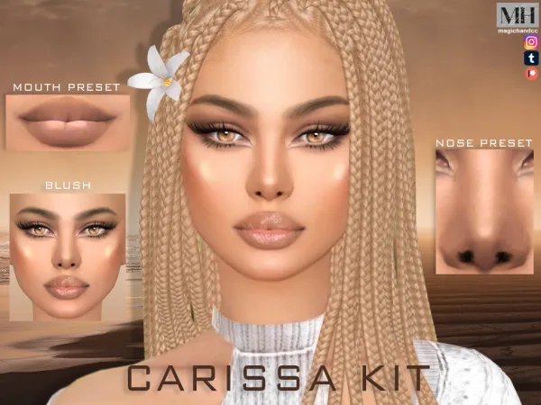 Alpha Carissa set by magichandcc - The Sims 4 Custom Content