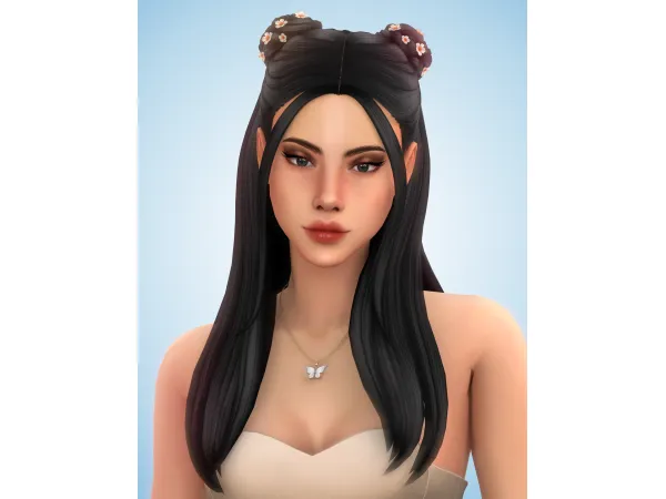 Maxis Match Eloise Hair by Aladdinsimmer - The Sims 4 Custom Content