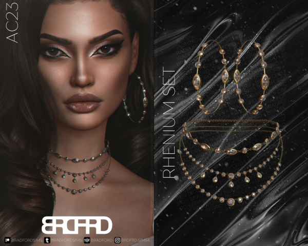 Alpha [AC23 DAY 19] RHENIUM SET GAME EDITION by simsfinds - The Sims 4 Custom Content