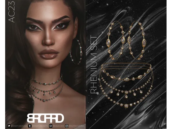 Alpha [AC23 DAY 19] RHENIUM SET GAME EDITION by bradfordsims - The Sims 4 Custom Content
