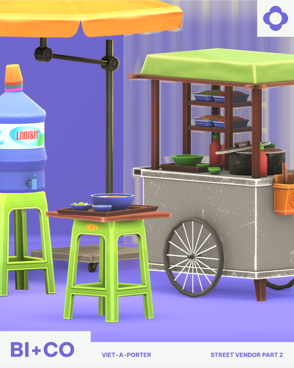 Maxis Match Viet A Porter Street Vendor Part 2 by simsfinds - The Sims 4 Custom Content