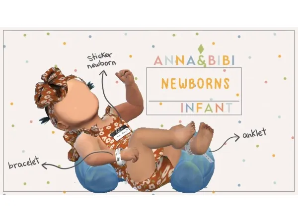 Alpha Newborns Acc and Decor [AnnaBibi] by anna_bibi - The Sims 4 Custom Content