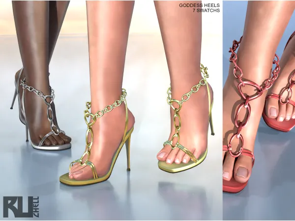 Alpha Goddes Heels - The Sims 4 Custom Content