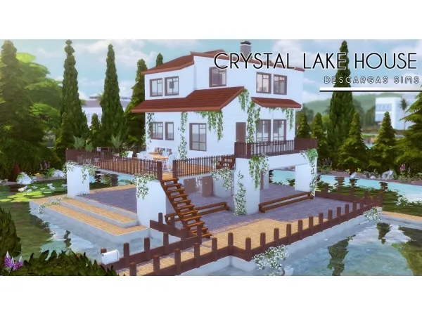 Alpha Crystal Lake House - The Sims 4 Custom Content