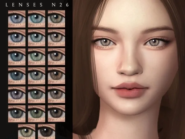Alpha Lenses N26 by Lutessasims - The Sims 4 Custom Content