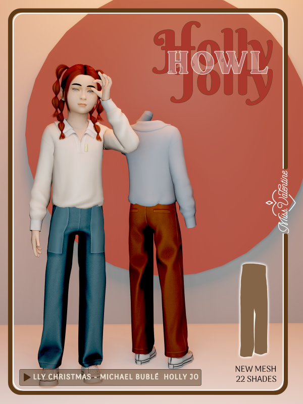 Alpha Howl Pants by simsfinds - The Sims 4 Custom Content