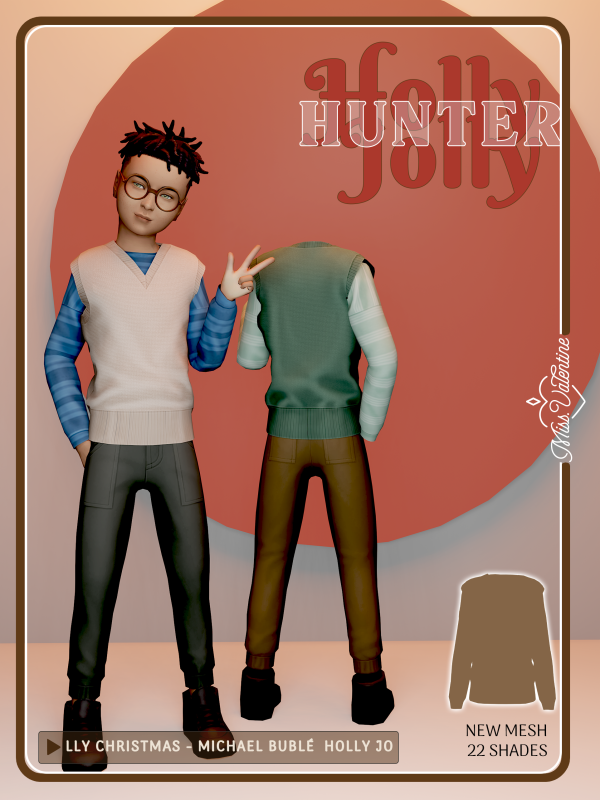 Alpha Hunter Top by simsfinds - The Sims 4 Custom Content