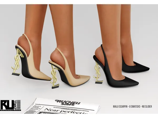 Alpha Malu scarpin - The Sims 4 Custom Content