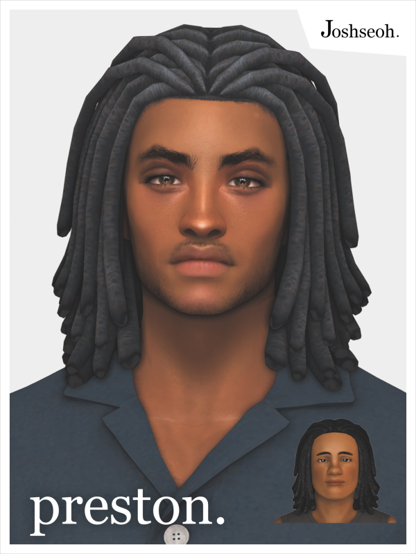 Maxis Match Preston Hair ( to ) by simsfinds - The Sims 4 Custom Content