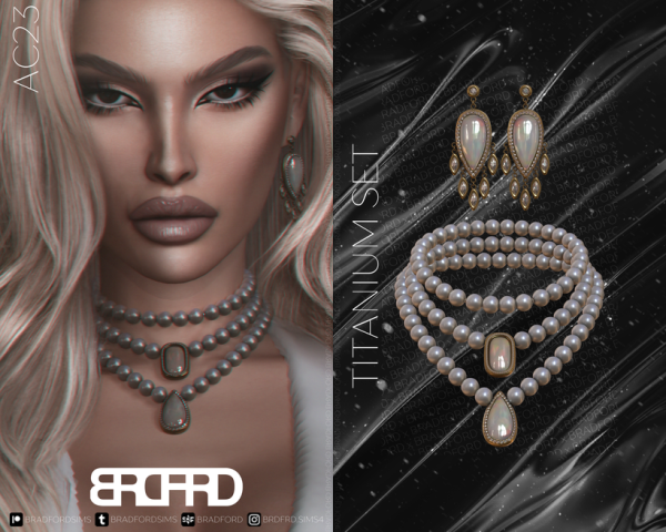 Alpha [AC23 DAY 22] TITANIUM SET GAME EDITION by simsfinds - The Sims 4 Custom Content
