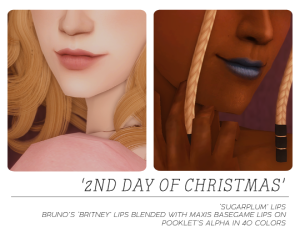 SUGARPLUM LIPS by simsfinds - The Sims 2 Custom Content