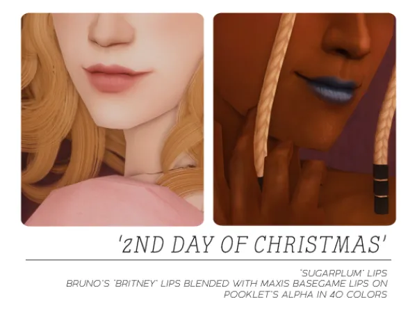 SUGARPLUM LIPS - The Sims 2 Custom Content