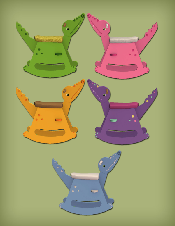 The Rocking Alligator Deco for by simsfinds - The Sims 2 Custom Content