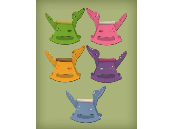 The Rocking Alligator Deco for - The Sims 2 Custom Content