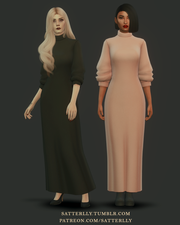 Maxis Match Dress Erin by simsfinds - The Sims 4 Custom Content