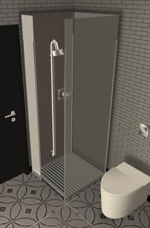 The Grey Showers by simsfinds - The Sims 2 Custom Content