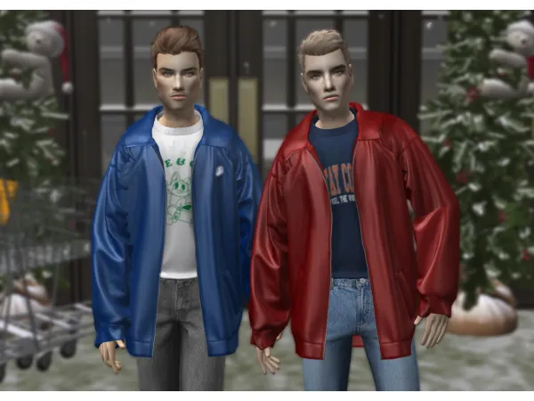 4t2 GorillaX3 Leather Jacket - The Sims 2 Custom Content