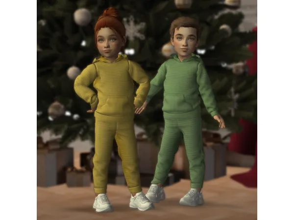 4t2 LazyEyelids Toddlers Set - The Sims 2 Custom Content