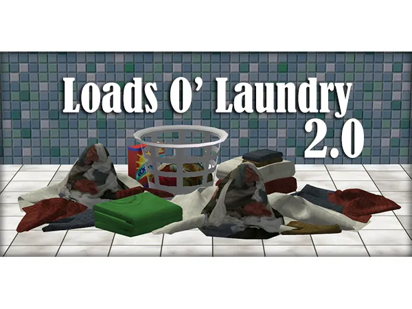 Loads o Laundry 20 - The Sims 2 Custom Content