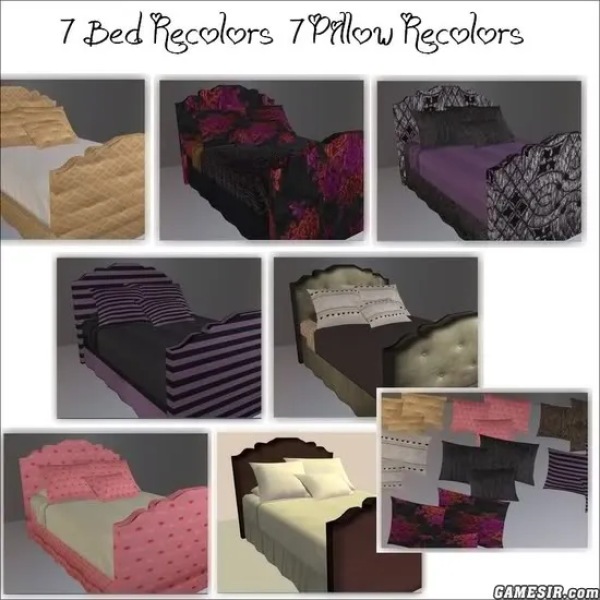 MeyerbedSet by simsfinds - The Sims 2 Custom Content