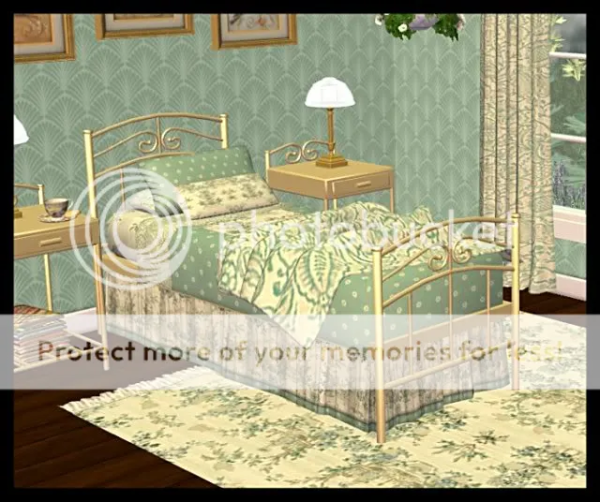 Single Version of Holy Simoly's LaBoheme Valance by simsfinds - The Sims 2 Custom Content