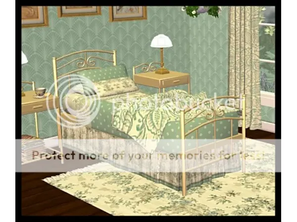 Single Version of Holy Simoly's LaBoheme Valance - The Sims 2 Custom Content