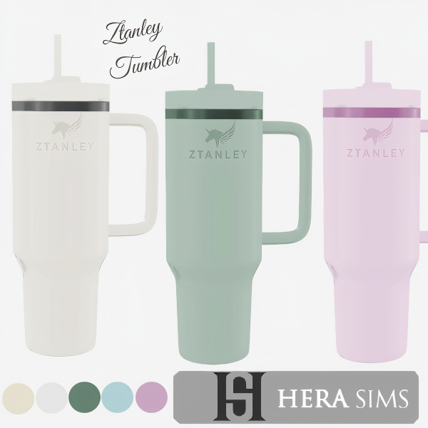 Alpha Ztanley tumbler by herasims4 - The Sims 4 Custom Content
