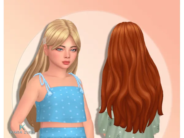 Maxis Match Melissa Hairstyle V2 for Girls - The Sims 4 Custom Content